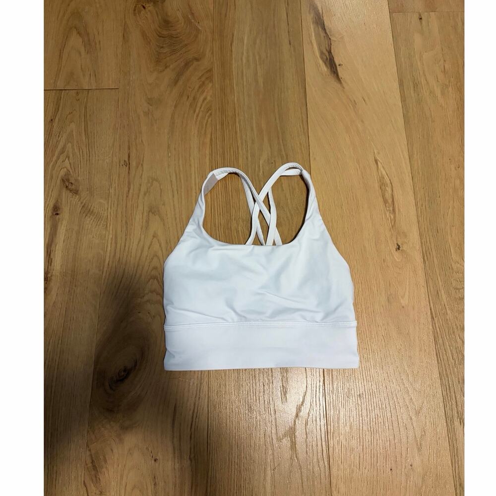 Lululemon White Sports Bra